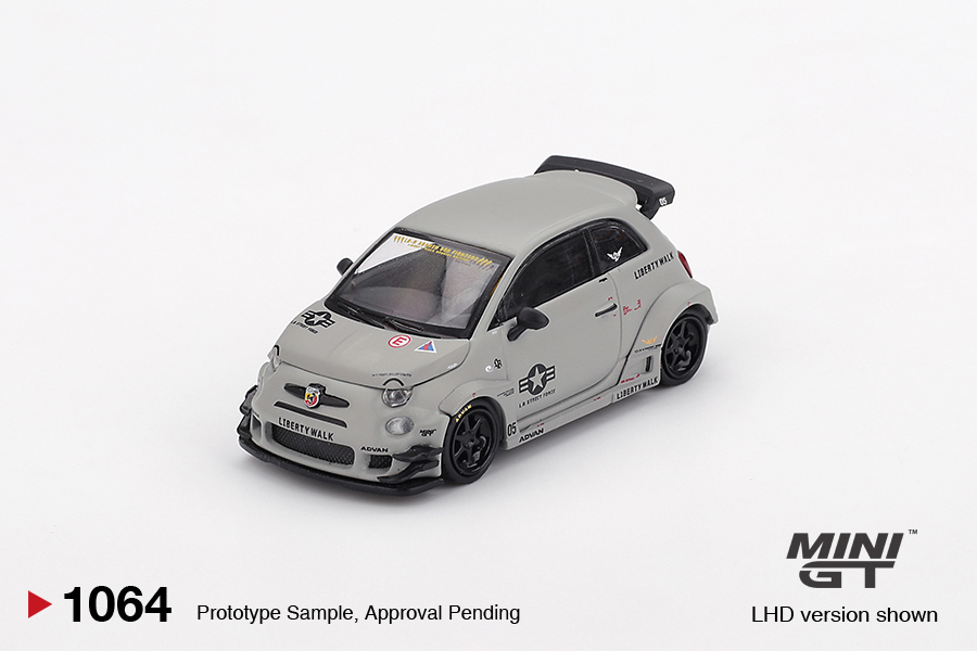 MINI GT -1064 - Abarth 595 LB-WORKS x Abas Works Fighters
